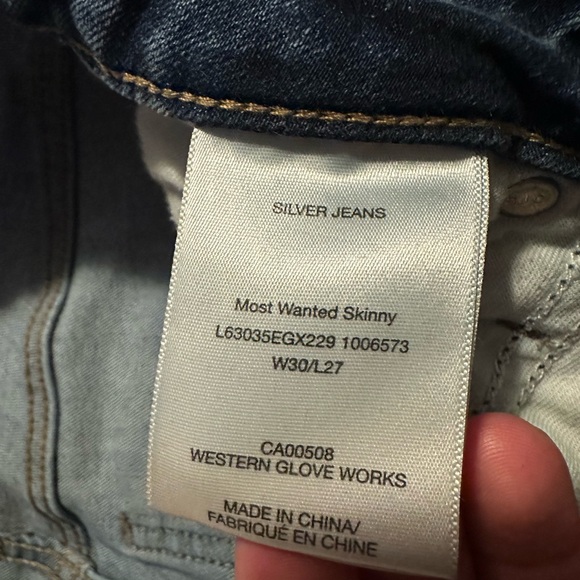 Silver Jeans High Rise Blue Denim - Picture 5 of 5